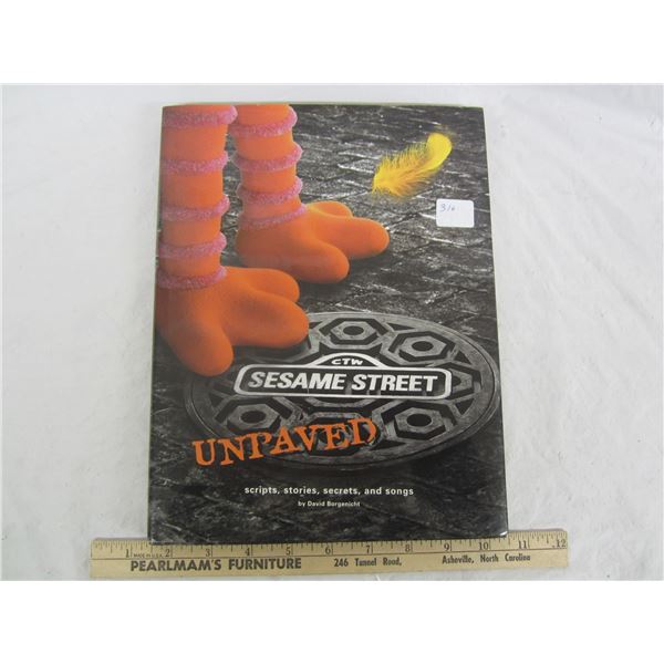 Sesame Street Hard Back Book Unpaved 30th Anniversary