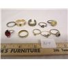 Lot of 10 Vintage Rings