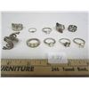 Image 1 : Lot of 10 Vintage Rings