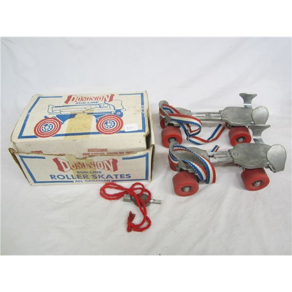 Dominion Roller Skates and Box