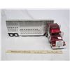 Image 2 : Large Toy Freightliner Semi with Livestock Trailer