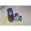 Image 1 : Saskatoon Blades nesting dolls hockey players
