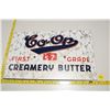 Image 1 : Co-op store butter sign