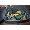 Image 1 : Huge Rubbermaid tub full of army toys