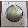 Image 1 : 1880 S Morgan silver dollar coin, united states of america ,$1, VF