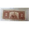 Image 2 : $2 1937 bank of  canada note Gordon- towers D/B prefix BC-22B- missing corner