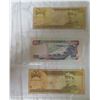 Image 2 : Set of 3 Different bills ( dominican republic 20 pesos 2003 and 2001, jamaica 50 dollars 2007
