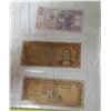 Image 1 : set of 3 different bills ( 50 pesos oro-dominican republic, 5 pesos republica dominicana and 20 zlot