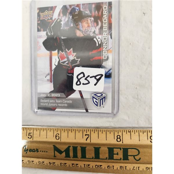 2023 Upper Deck Game Dated Moments Connor Bedard