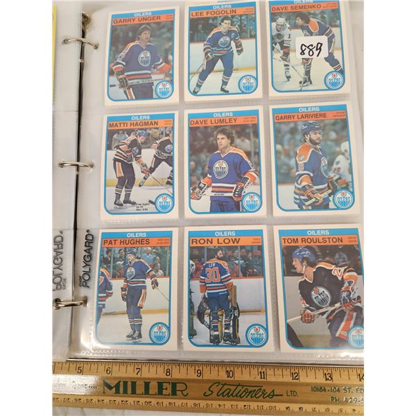 Lot of 250 Edmonton Oiler cards