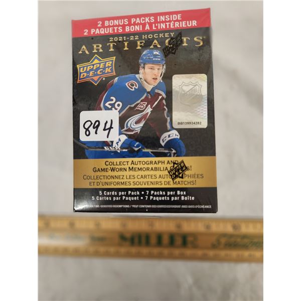 2021-22 Upper Deck Artifacts Blaster Box 7 packs