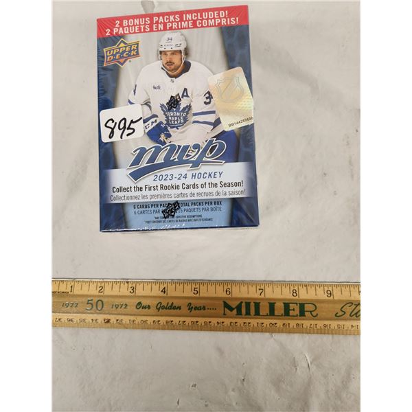 Box of 2023-24 Upper Deck MVP Hockey -15 packs