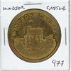 Image 1 : Windsor Castle brass medal. Uncirculated.