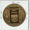 Image 2 : Westminster Abbey brass medal. Uncirculated.