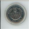 Image 1 : Edmonton Oilers 1979 – 1980 NHL Hockey Nickel Medal. BU.