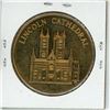 Image 2 : Lincoln Imp, Lincoln Cathedral Brass Medal. BU.