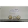 Image 1 : 3 vintage golf balls