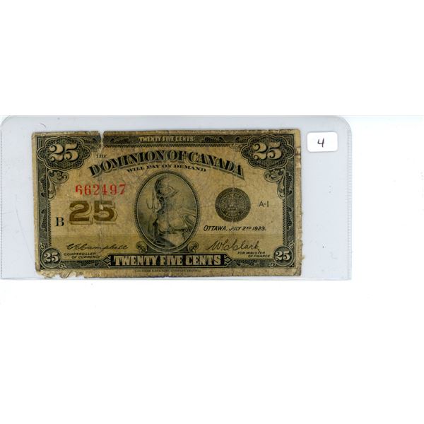 1923 shinplaster B Campbell/Clark