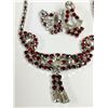 Image 3 : continental matching necklace + earrings, 50's