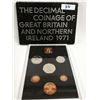 Image 1 : 1971 Great Britain + N. Ireland coin set proof