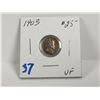 Image 1 : 1903 silver 5 cent VF