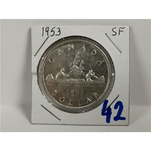 1953 SF silver dollar