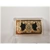 Image 3 : $5 gold plated copper bar US