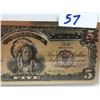 Image 3 : $5 US 24K gold plated copy bill