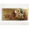 Image 4 : $100 Canada 24K gold plated copy bill