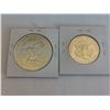 Image 4 : gold plated 1979 half dollar + 1971 US dollar