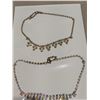 Image 2 : Lot of 2 aurora borealis rhinestone necklaces