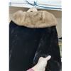 Image 5 : Mouton coat with fur collar, 3/4 length, Ladies Large, very good condition