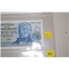 Image 2 : Argentina 500 & 5000 peso banknotes- basic