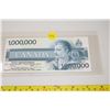 Image 1 : Canada 1 million dollar banknote
