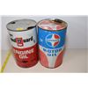 Image 1 : 1-h, Royalite oil tins
