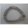Image 2 : STERLING SILVER CHARM BRACELET - No Charms - Weighs 15.6 grams