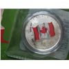 Image 2 : 2015 CANADIAN  .9999 SILVER $25 MINT COIN - CANADIAN FLAG with Folder