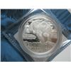 Image 2 : 2014 CANADIAN  .9999 SILVER $50 MINT COIN - POLAR BEAR with Folder