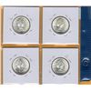 Image 2 : 1966 CANADIAN SILVER QUARTERS - Lot of 4 - MS-63 - Uncirculated