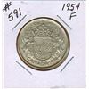 Image 1 : 1954 CANADIAN SILVER 50 CENT COIN