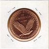 Image 2 : 1 OUNCE COPPER -  .999 FINE - US STANDING LIBERTY QUARTER COIN DESIGN