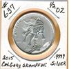 Image 1 : ROYAL CANADIAN MINT - 2015 CALGARY STAMPEDE - .9999 FINE SILVER - 1/2 OUNCE