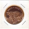 Image 1 : 1 OUNCE COPPER -  .999 FINE - GRIZZLY BEAR