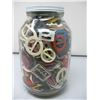 Image 2 : ONE GALLON JAR - FULL of Buckles