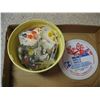 Image 1 : LARGE LOT OF BUTTONS - ICE CREAM PAIL FULL