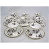 Image 1 : Royal Albert 8 Cups and Saucers Violets For Love