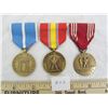 Image 1 : 3 American Military Medals Korea , Good Conduct , National Defense