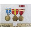 Image 2 : 3 American Military Medals Korea , Good Conduct , National Defense
