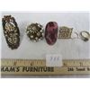 Image 2 : Lot of 8 Vintage Rings