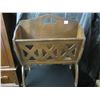 Image 1 : Vintage Walnut Magazine Rack